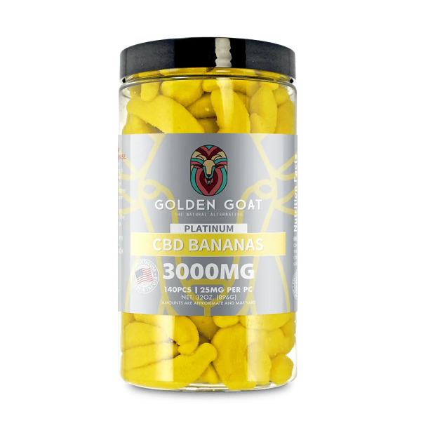 Platinum CBD Gummies 3000mg - Banana