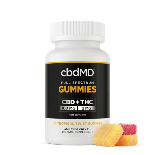 CbdMD Full Spectrum CBD Gummies - Tropical Mix - Image 2