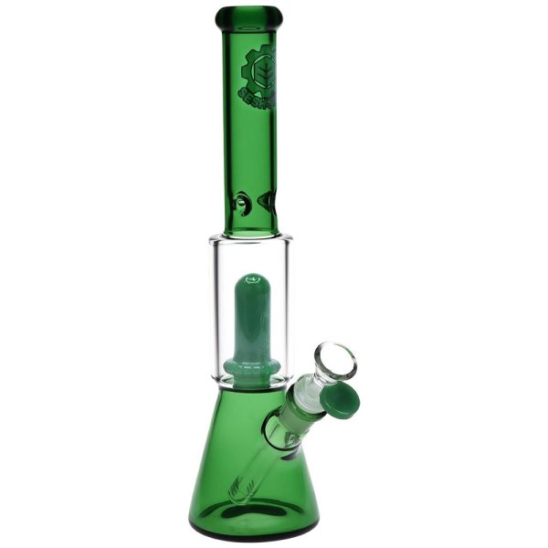 SeshGear Double Chamber Glass Beaker Water Pipe - 12" - Image 2