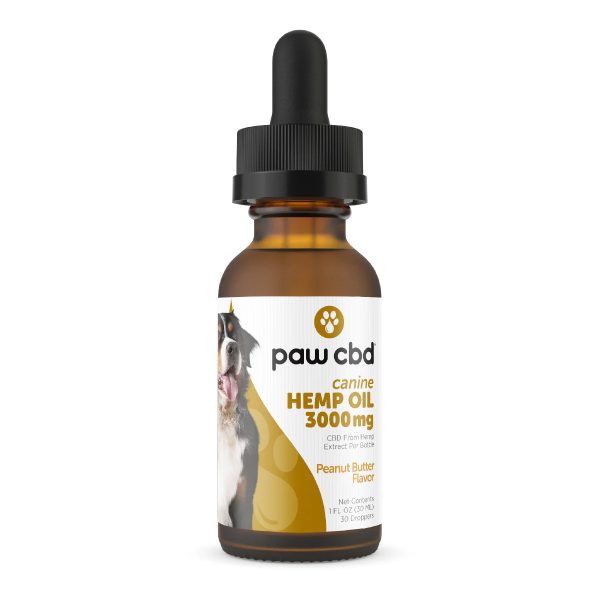 CBD Dog Oil Tincture for Calmness & Health Support Peanut Butter (300MG - 3000MG) - Image 4