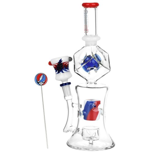 Grateful Dead x Pulsar Tesseract Hypercube Glass Water Pipe - Image 2