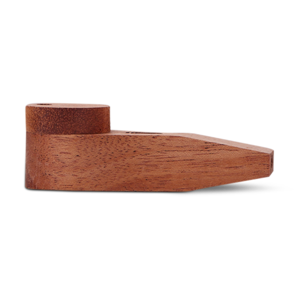 Bearded Circle Wood Pipe with Lid - Image 2