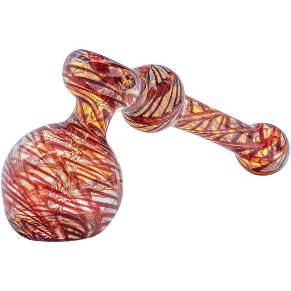 LA Pipes Full Rake Fumed Hammer Bubbler Pipe 6" - Image 5