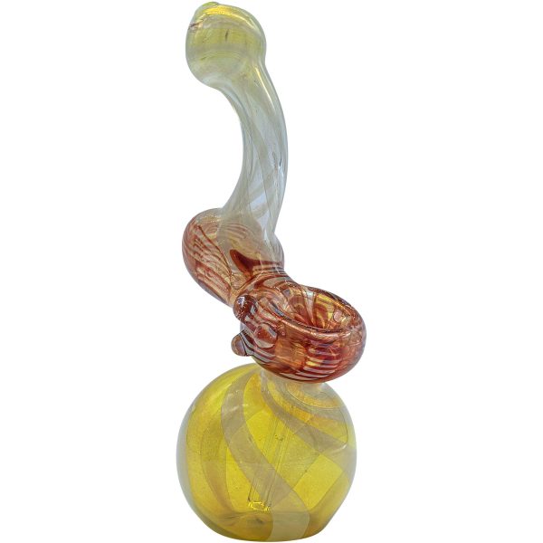 LA Pipes "Rake Bubb" Fumed Sherlock Bubbler Pipe (Various Colors) - Image 10