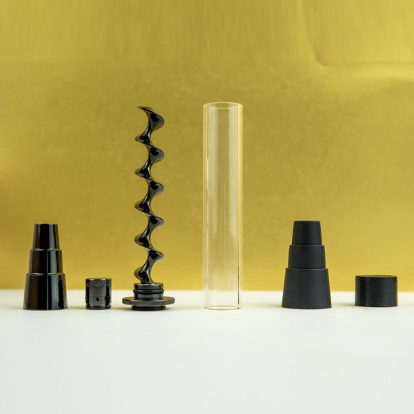 Glass Blunt Hand Pipe - Multiple Colors 5" - Image 11