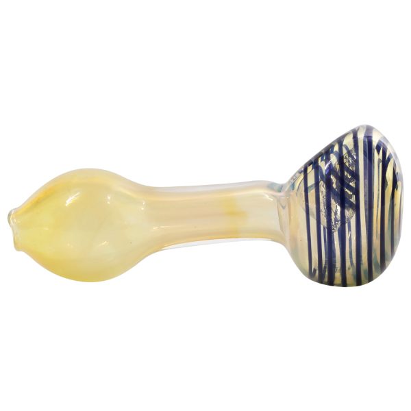 LA Pipes Spiral-Head Color Changing Glass Spoon Pipe - Image 10