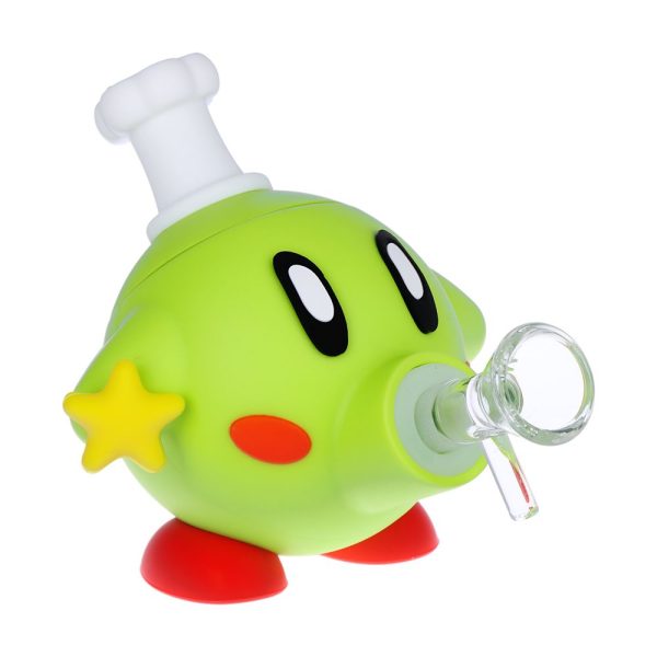 Power Up Star Friend Silicone Water Pipe - 4.5" / 14mm F - Image 3