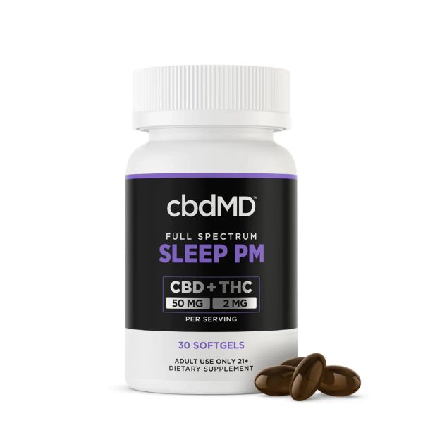 cbdMD CBD Sleep Softgels - 1500MG (Broad or Full Spectrum) - Image 5