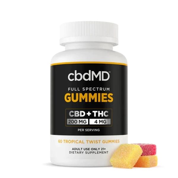 CbdMD Full Spectrum CBD Gummies - Tropical Mix - Image 3