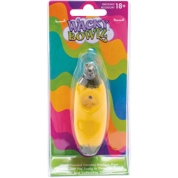 Wacky Bowlz Banana Ceramic Hand Pipe | 3.5" - Image 3