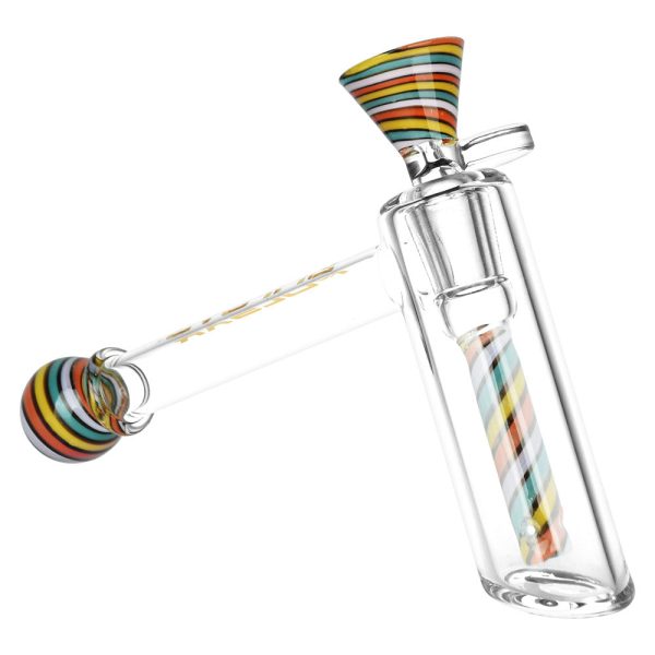 Pulsar Retro Rave Wig Wag Bubbler w/ Herb Slide - 6.25" / 14mm F - Image 2