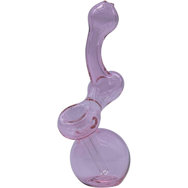 LA Pipes "Sherbub" Glass Sherlock Bubbler Pipe (Various Colors) - Image 7