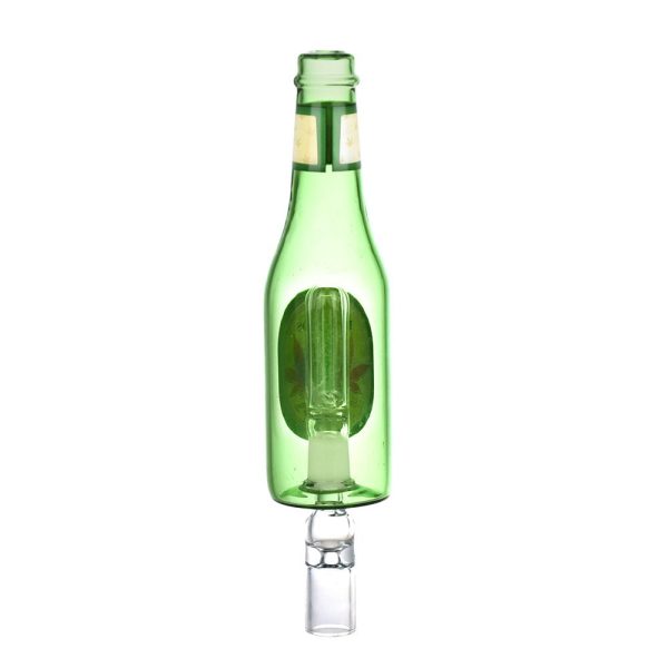 Dabtized Beer Burner Dab Straw & Dry Herb Pipe - 7.75" / 10mm F / Designs Vary - Image 4
