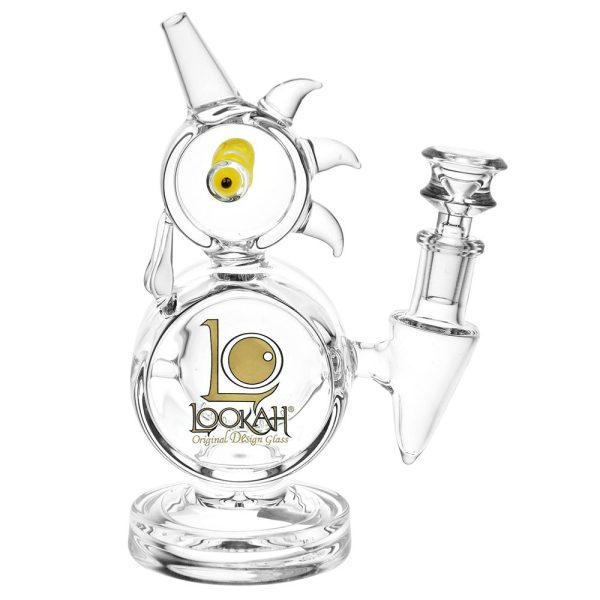 Lookah Glass Rooster Water Pipe | 7.5" | 14mm F - Image 3