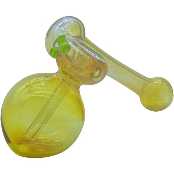 LA Pipes "Silver Sidecar" Fumed Hammer Sidecar Pipe (Various Colors) - Image 6