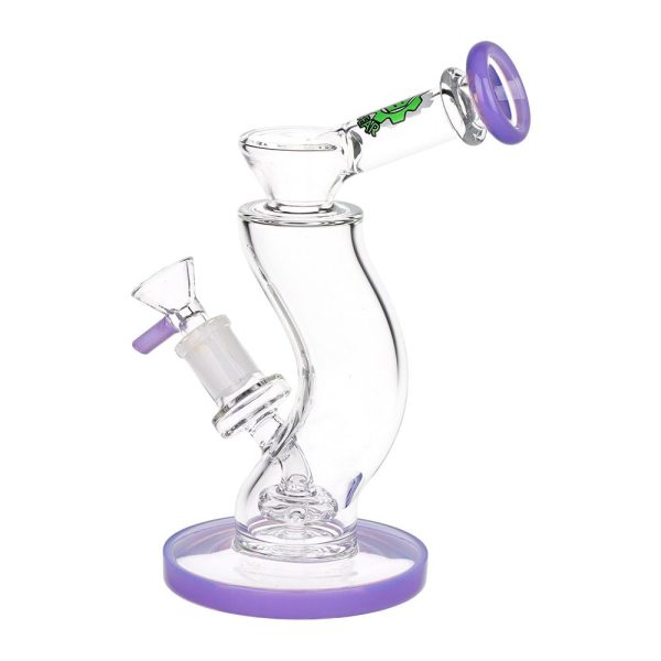 SeshGear Hip Check Curved Glass Water Pipe | 7.75" | 14mm F - Image 19