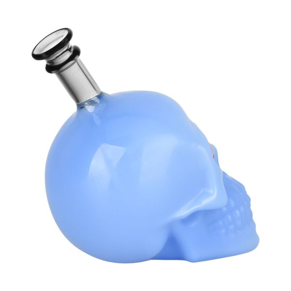 Creepy Eyed Skull Glass Hand Pipe - 4" / 3ct - Image 3