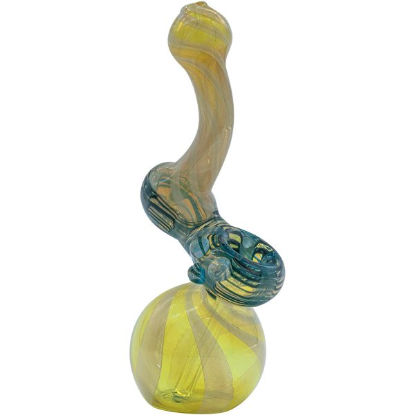 LA Pipes "Rake Bubb" Fumed Sherlock Bubbler Pipe (Various Colors) - Image 7