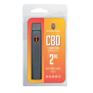 CBD Rechargeable Vape Device 1200MG, Northern Lights (Indica)