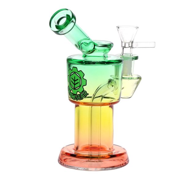 SeshGear Roboto Ombre Glass Water Pipe | 5.25" | 10mm F - Image 14