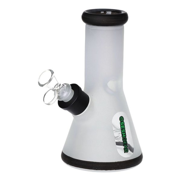 SeshGear Glass Beaker Water Pipe Smokers' Kit | 8" | 14mm F - Image 3