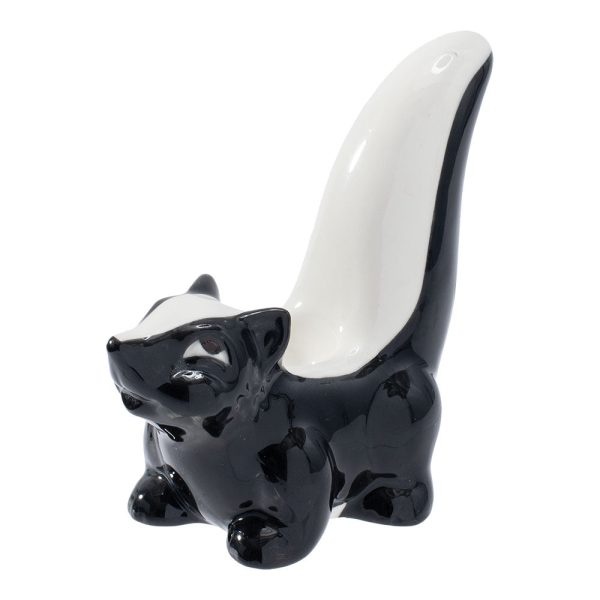Wacky Bowlz Skunk Ceramic Hand Pipe - 4.5" - Image 2