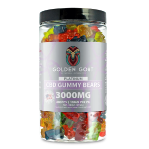 Platinum CBD Gummies 3000mg - Clear Bears
