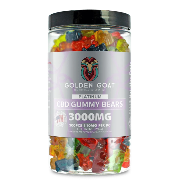 Platinum CBD Gummies 3000mg - Clear Bears