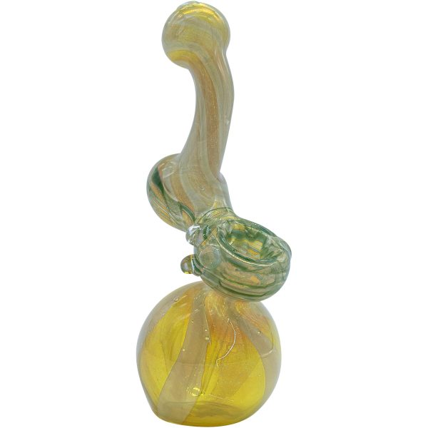 LA Pipes "Rake Bubb" Fumed Sherlock Bubbler Pipe (Various Colors) - Image 8