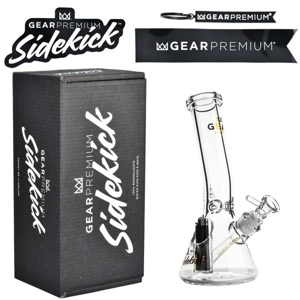 Gear Premium Sidekick Laid Back Glass Beaker Water Pipe | 12" - Image 6