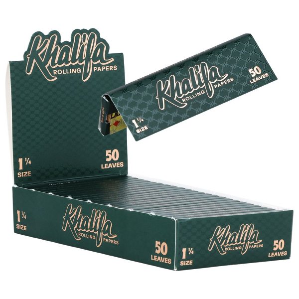 24CT DISPLAY - Khalifa Rolling Papers - 50pc / 1 1/4 - Image 3