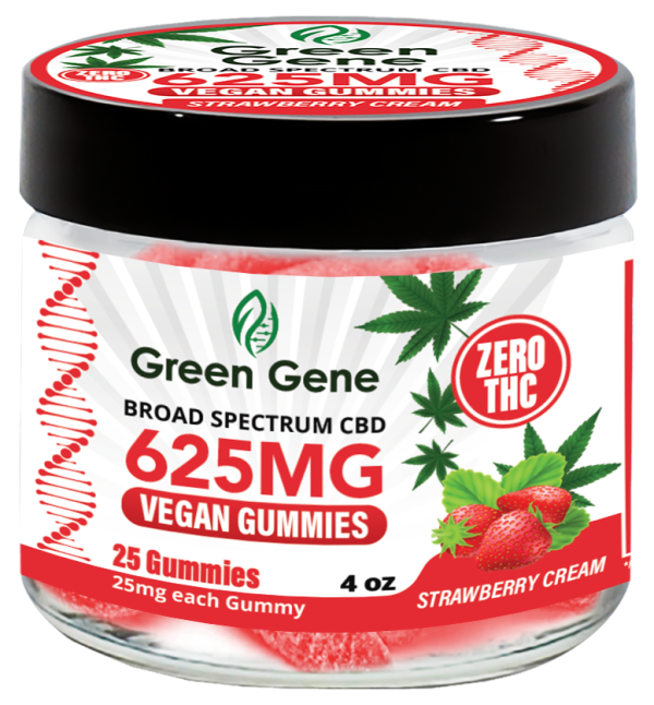 Green Genie CBD Vegan Pectin Infused Gummies w/ B12 Vitamins (625MG - 2500MG) - Image 6