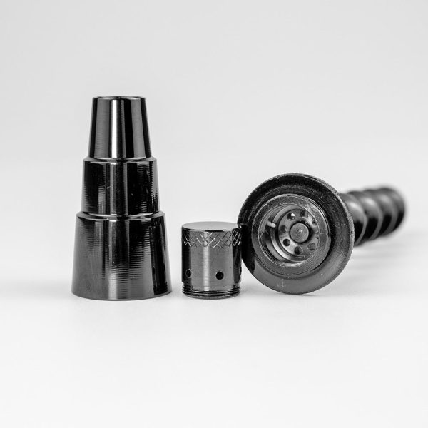 Glass Blunt Hand Pipe - Multiple Colors 5" - Image 7