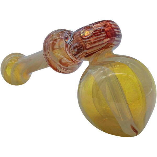 LA Pipes "Raked Hammer" Fumed Hammer Bubbler Pipe (Various Colors) - Image 8