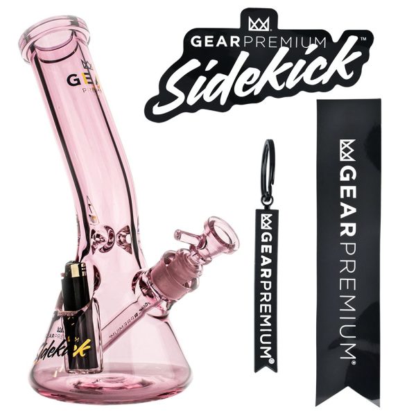 Gear Premium Sidekick Laid Back Glass Beaker Water Pipe | 12" - Image 12