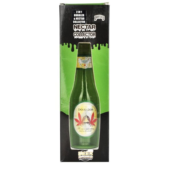 Dabtized Beer Burner Dab Straw & Dry Herb Pipe - 7.75" / 10mm F / Designs Vary - Image 7