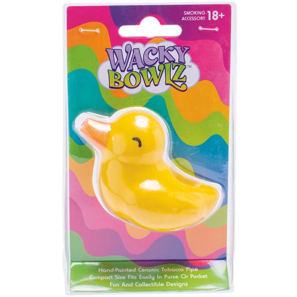 Wacky Bowlz Lil Ducky Ceramic Hand Pipe | 3.5" - Image 3