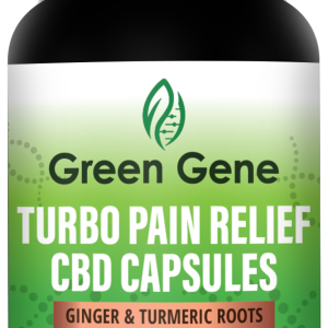Turbo Pain Relief CBD Capsules W/ Ginger & Turmeric Roots (750MG-1500MG)
