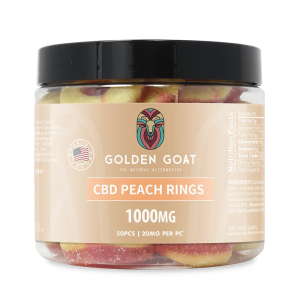 CBD Gummies 1000MG - Peach Rings