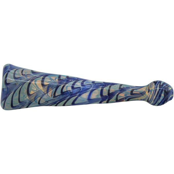 LA Pipes "Typhoon" Colored Chillum - Image 4