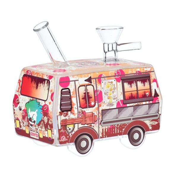 Dabtized Toon Van Retro Van Glass Water Pipe - 5" / 14mm F / Designs Vary - Image 3