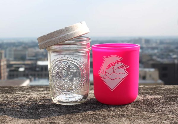 RE:STASH JAR 8oz Pink Dolphin "Waves Puff"  (+Re:vider & Boveda) - Image 14