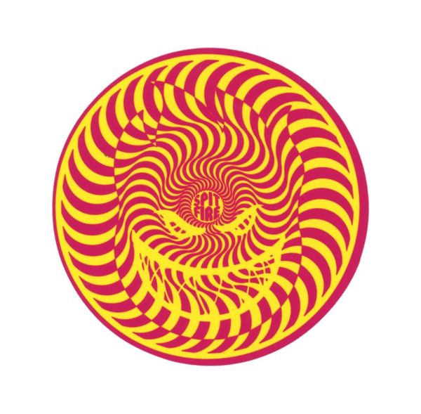 Spitfire Logo Psychedelic Sticker - Image 7