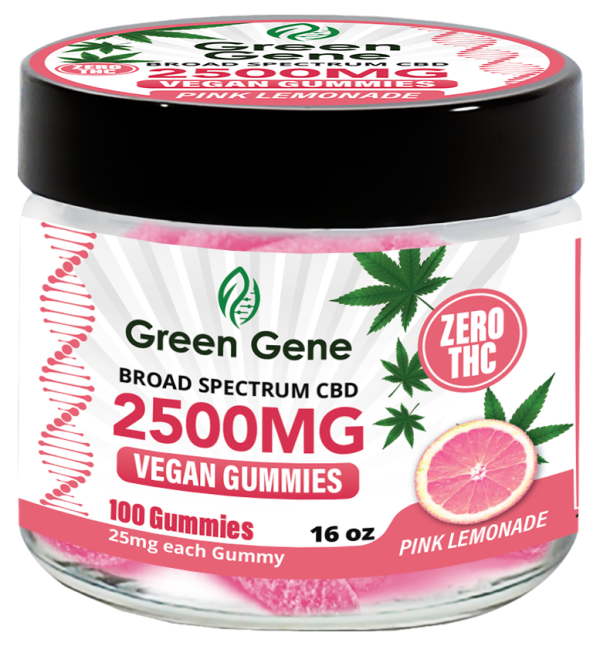 Green Genie CBD Vegan Pectin Infused Gummies w/ B12 Vitamins (625MG - 2500MG) - Image 16