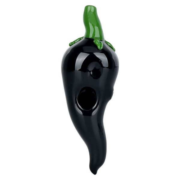 Poblano Problems Hand Pipe - 6.25" / Colors Vary - Image 2
