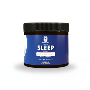 Deep Sleep CBD & Melatonin Infused Gummies - Blue Raspberry 3000MG