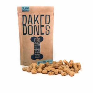 Baked Bones CBD Dog Treats – Peanut Butter & Apple Bones 180 MG