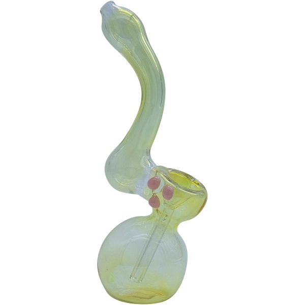 LA Pipes "Silver Sherlock" Fumed Sherlock Bubbler Pipe (Various Colors) - Image 7