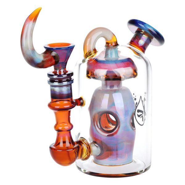 Pulsar Unholy Lantern Incycler Glass Water Pipe - 6" / 14mm F / Colors Vary - Image 3