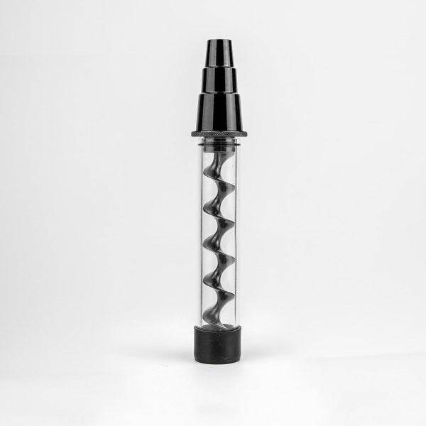 Glass Blunt Hand Pipe - Multiple Colors 5" - Image 4